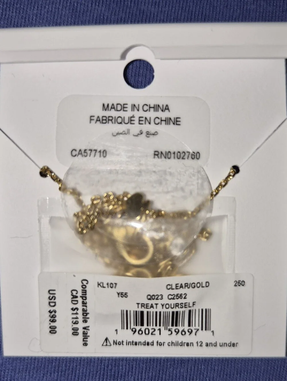 NWT! Kate Spade Treat Yourself Candy Pendant Necklace